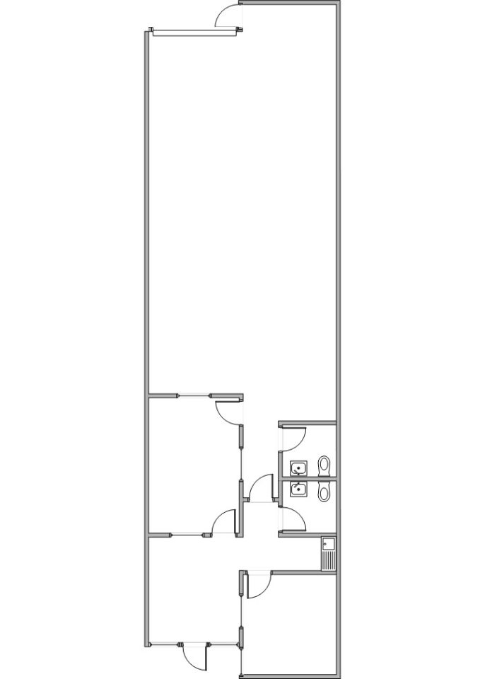Floor Plan 2923 Saturn, Unit E