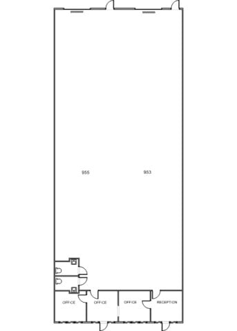 Floor Plan 953-955 Newhall
