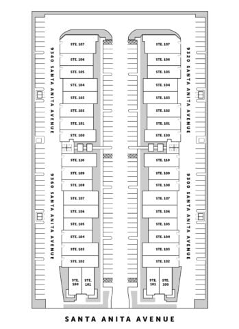 Site Plan 9300-9360 Santa Anita Avenue