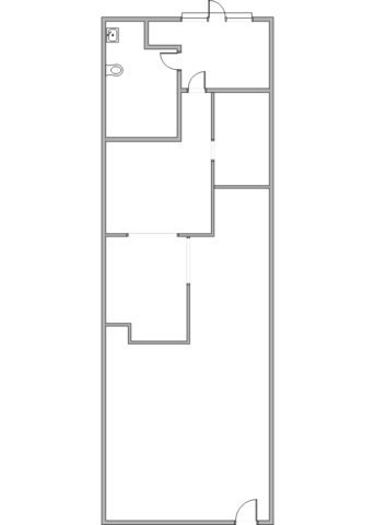 Floor Plan 765 S. State College Blvd., Unit B